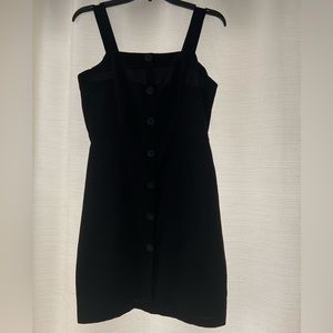 Shein Corduroy Button up Strappy Dress Size Small